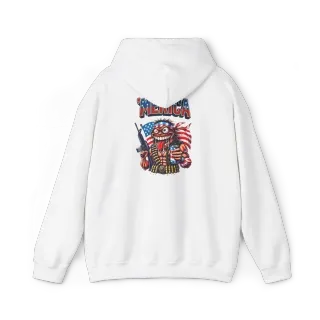 Hoodie 001 Back White